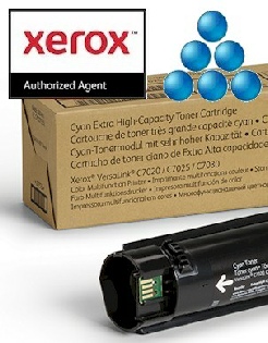 106R03740 - Genuine Xerox VersaLink C7020 Toner Cyan "Metered" sales, supplier, supplied, nationwide
